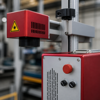 Codeur laser à fibre pour le marquage de précision des composants électroniques, puces IC et cartes de circuits imprimés, machine de type split 1064 nm