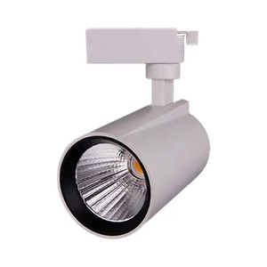 Système d'éclairage sur rail LED 4000K 6000K pour magasin de vêtements, projecteur sur rail COB en aluminium noir et blanc, AC110V 220V, 2 fils - Product Image 4