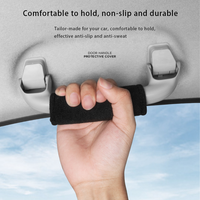 Titan AS076 – Housse de protection universelle en daim pour poignée de toit avec logo personnalisé, kit d'intérieur pour voiture, décoration et protection de la poignée