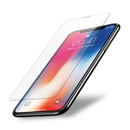 HD Clear Tempered Glass Screen Protector Guard for iPhone/Samsung Mobile Phones Anti-Fingerprint and Anti-Explosion Features