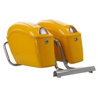 En gros K8 ABS moto boîte latérale durable bagages sacs latéraux avec lumière moto deux côtés boîtes