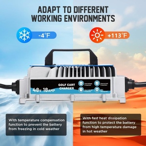 <span class=keywords><strong>Chargeur</strong></span> de chariot de golf EZGO 48V 18A pour chariot de golf <span class=keywords><strong>Yamaha</strong></span> EZ-GO RXV & TXT IP67 étanche <span class=keywords><strong>Chargeur</strong></span> de batterie au plomb-acide 48V - Product Image 3