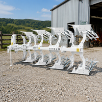 Charrue hydraulique à retourner 4+1 sillons personnalisée pour tracteur, équipement agricole à haut rendement