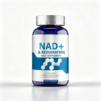 Capsules de Resvératrol NAD Plus, Complément NAD+, Anti-âge, Réparation Cellulaire, Soutien Énergétique, OEM Personnalisé