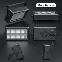 Luz de Pared Profesional de 288 LED con 55 Segmentos, Control de Píxeles RGB, DMX512 RDM, Efecto Matriz de Escenario, 60W, Barra de 8-10M, 4 Dígitos
