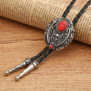 Pas cher Nouveau Classique Agate Gem Bolo <span class=keywords><strong>Cravate</strong></span> Décolleté Chemise Accessoires American Country Western <span class=keywords><strong>Cowboy</strong></span> Poirot <span class=keywords><strong>Cravate</strong></span> en Stock - Product Image 1