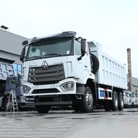 Truk Dump Howo NX 6x4 Putih 10 Roda Tipper Tugas Berat untuk Transportasi Pertambangan