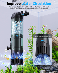 Filtro Submersível para Aquário Seaoura SR-701 K1 Ultra Silencioso com Mídia Biofiltrante em Movimento Contínuo (Plugue Americano) - Product Image 6