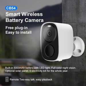 Caméra extérieure intelligente solaire HD avec télécommande, communication bidirectionnelle, réseau Wi-Fi, détection de mouvement PIR, batterie, stockage sur le cloud - Product Image 2