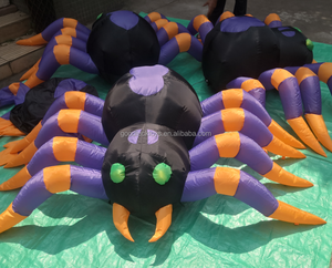 7ft Halloween <span class=keywords><strong>Inflatable</strong></span> Spider yard trang trí nội thất với airblown <span class=keywords><strong>GEMMY</strong></span> đầy màu sắc Flash Disco ánh sáng Halloween bóng trang trí bằng đá quý - Product Image 5