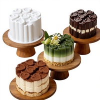 Moule Rond en Forme de Cœur pour Gâteau au Chocolat Mousse, Antiadhésif, Facile à Démouler, Compatible Four, Outil de Cuisson DIY, Vente Transfrontalière