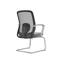 Chaise de bureau professionnelle à dossier en maille fixe, dossier respirant en maille avec coussin en éponge pour bureau commercial