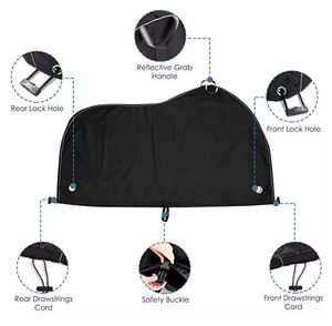 Funda para Bicicleta de Poliéster Personalizada con Revestimiento de PU, Resistente a los Rayos UV e Impermeable para Bicicletas de Carretera, Cruceros y BMX - Ajuste Universal para Uso en Exteriores - Product Image 5