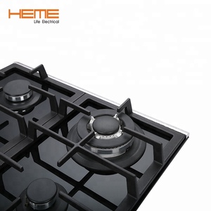 CE Household Appliance Black Tempered Glass Built <b>in</b> Gas for <b>Kitchen</b> Cooking Stove - Product Image 4