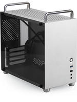 Boîtier de PC de jeu MicroATX en aluminium intégral HX100 avec poignée, refroidissement par air, alimentation SFX/ATX