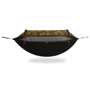 <span class=keywords><strong>Verde</strong></span> militar 270*140CM portátil ligero a prueba de sol columpio tienda colgante hamaca con mosquitera para senderismo al aire libre Camping - Product Image 6