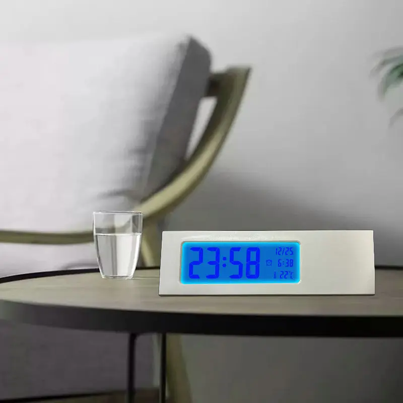 Best Travel Digital Clocks With Date Week Temperature Back Light Function