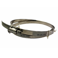 Collier de serrage à vis sans fin à couple élevé de style américain en acier inoxydable SUS316 SS304, compatible eau de mer, pour tuyaux, personnalisation OEM prise en charge