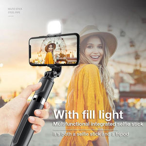Dernier trépied de télécommande L02s de 1 mètre de Long, bâton de Selfie avec lumière LED et support de téléphone, peut un Selfie - Product Image 6