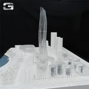 Custom Toy Building Models DIY Build Model Ship Cnc Crystal Building Model Architectural Scale Model