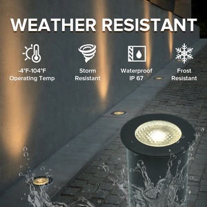 Projecteur LED extérieur encastré IP67 en aluminium pour terrasse, éclairage de <span class=keywords><strong>sol</strong></span> enterré pour aménagement paysager - Product Image 1