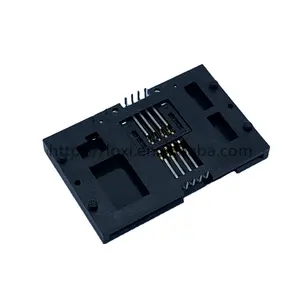 고품질 스마트 카드 리더 저렴한 카드 소켓 8pin Dip 유형 PCB 보드 IC 카드 커넥터