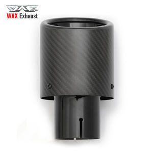 Puntas de escape personalizadas de fibra de carbono universales para mercedes-benz E250 E300 BMW 325 340 350 <span class=keywords><strong>AUDI</strong></span> A3 <span class=keywords><strong>A4</strong></span> A5 puntas de escape de rendimiento - Product Image 4