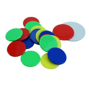 מפעל סיטונאי בינגו פלסטיק משחק אסימון שבבי פוקר שבבי קיבלו לוגו מותאם אישית כל צבעים עבור לוח משחקים - Product Image 1