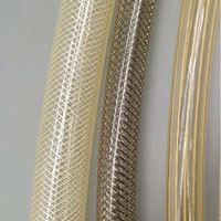 Tuyau flexible en polyuréthane haute résistance, tuyau plat en PU avec armature en fil d'acier