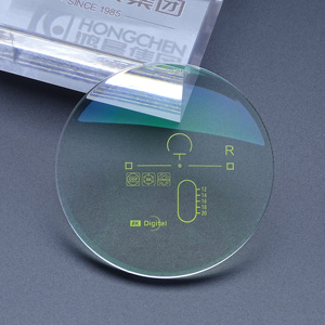 Lente RX de alta velocidad de 48 horas Diseño superior Prescripción personalizada 1,56 Forma libre Tinte progresivo <span class=keywords><strong>Lentes</strong></span> ópticas coloridas sin recubrimiento - Product Image 1