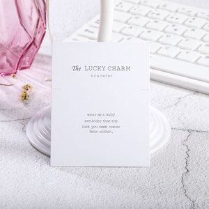 Créez <span class=keywords><strong>un</strong></span> coffret cadeau personnalisé <span class=keywords><strong>pour</strong></span> bracelet d'amitié porte-bonheur, collier ou bijoux - Product Image 4