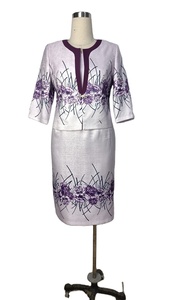 African Oversize Ladies Casual Dress Suit Church Dress Plus Size Women Print Turkey Clothing Wears Dress Suit - Product Image 5