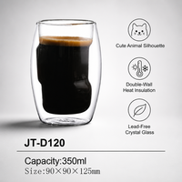 Verres à café à double paroi épais et transparents, résistants à la chaleur, pour cappuccino, latte, thé, jus, lait