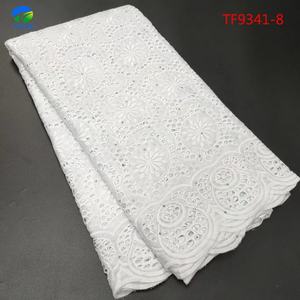 Populaire Nigeria suisse Voile Coton Dentelle suisse <span class=keywords><strong>Filtex</strong></span> Party Dentelle Tissu Creux Motif suisse Dentelle - Product Image 5