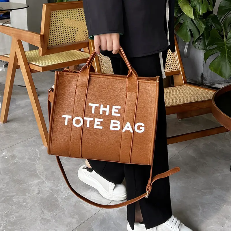 2022 Fashion Tote Bag for Women Designer Letters Handbags Luxury Matte Pu Leather Shoulder Crossbody Bags Shopper Purses