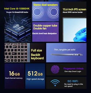 Bán Buôn Thương Hiệu Mới OEM RAM 32GB 64GB 15.6Inch Máy Tính Xách Tay Intel Core I9 10980HK Windows 11 9th 10th Gen Thế Hệ Kinh Doanh Máy Tính Xách Tay - Product Image 6