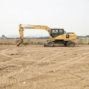 Excavadora de ruedas Komatsu pw160 usada en buenas condiciones, Venta barata, excavadora multifunción original hecha en Japón, excavadora tipo rueda pw160 - Product Image 5