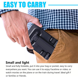 Soporte portátil para teléfono móvil, manos libres, ángulo de altura ajustable para todos los teléfonos móviles, iPhone,Switch,<span class=keywords><strong>iPad</strong></span>, tableta - Product Image 5