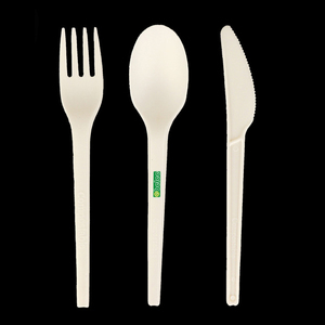 Phân hủy sinh học tinh bột ngô Bộ đồ ăn dùng một lần dao spork thân thiện với môi compostable dao kéo - Product Image 2