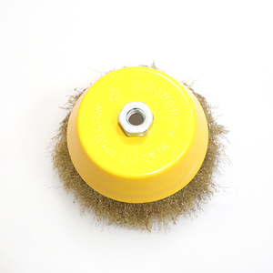 <span class=keywords><strong>Brosse</strong></span> métallique <span class=keywords><strong>rotative</strong></span> en acier de <span class=keywords><strong>brosse</strong></span> de tasse de fil serti de noeud torsadé pour l'industrie de meuleuse d'angle nettoyer et polir la surface métallique - Product Image 3