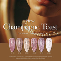 Robifel – Kit de vernis à ongles gel UV Soak Off en gros, 36 couleurs, collection automne-hiver, pailleté, neutre, nude, fournitures professionnelles pour salon