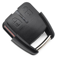 Coque de clé télécommande à 2 boutons sans lame de rechange pour voiture