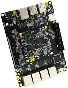 定制AX7021品牌Xilinx Zynq-7000 Artix-7 FPGA SoC Zynq XC7Z020开发板32g EMMC 5端口以太网