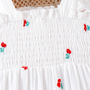 Abiti da festa estivi da ragazza per bambini di età compresa tra 6 e 8 anni tessuti in tessuto per feste di piccole principesse - Product Image 4