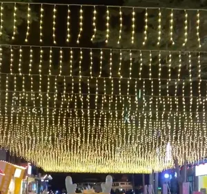 रमजान स्ट्रिंग प्रकाश राजा यी एलईडी क्रिसमस भूनिर्माण रोशनी कम वोल्ट आउटडोर वाणिज्यिक स्ट्रीट सजावटी रोशनी