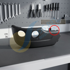 Nuevo Parachoques de Esquina Delantero Derecho (Gris) de Material ABS para Camiones de Trabajo Pesado, Piezas de Carrocería para R 2010 |   PGR - Product Image 2