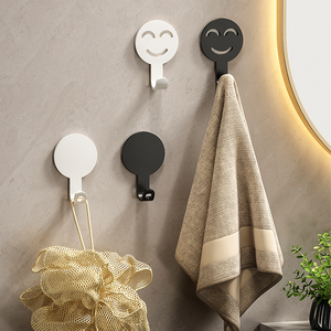 Bán Buôn Thép Carbon Treo Tường Móc Móc Nhiệm Vụ Nặng Nề Độc Đáo Khăn Móc Cho Phòng Tắm - Product Image 1