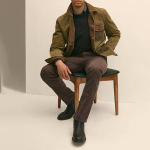 High Quality Casual <strong>Men's</strong> Loose Autumn Eco-Friendly Breathable 100% Cotton Stretch Corduroy <strong>Chore</strong> <strong>Coat</strong> - Product Image 2
