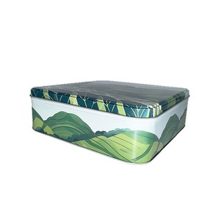 Op maat gemaakte UV-geprinte blikken voedselveilige koekjes geschenkdoos vierkante snoep ijzeren doos verpakking aangepaste geschenkverpakking - Product Image 1