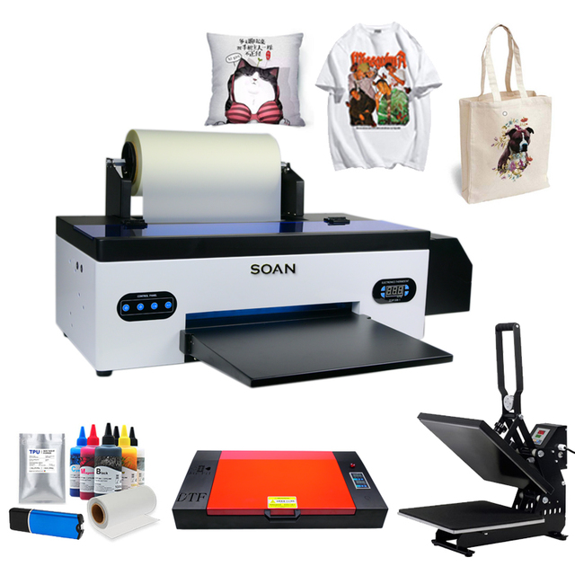 Wholesale Price Digital A3 Printing Machine 30cm A3 DTF Printer Full Set T Shirt Printer Dtf Printing Machine
